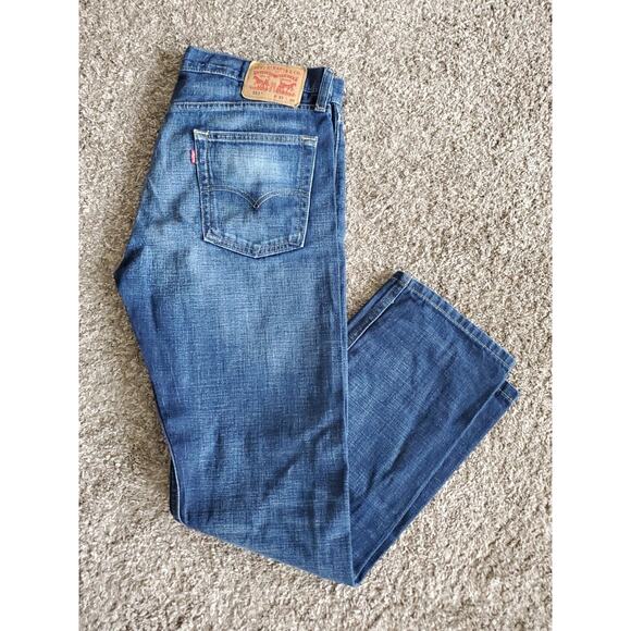 Levi's 513 Slim Straight Jeans Medium Wash Mens 36x30 ☆Read Discription - Picture 1 of 6